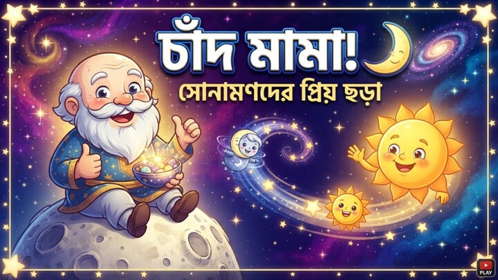 চাঁদ মামা কবিতা - সোনামণিদের জনপ্রিয় ছড়া | Chand Mama Kobita | Bangla Rhymes & Songs