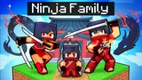 Having a NINJA FAMILY in Minecraft!