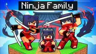 Having a NINJA FAMILY in Minecraft!