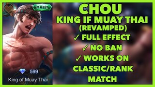 Chou Elite Revamped Skin Script - Full Effect, Normal Icon + Backup - Patch Aamon | Mobile Legends