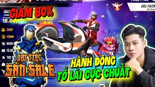 [Free Fire] Giảm 80% Khi Chơi Đại Tiệc Săn Sale Đồ Xịn Rẻ, Hành Động Tổ Lái Cực Chuất |Lưu Trung TV