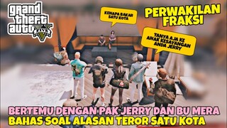 GTA V RP - BERTEMU DENGAN PAK JERRY DAN BU MERA ( BAHAS SOAL ALASAN TEROR SATU KOTA ) !!