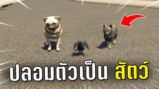 ปลอมตัวเป็นสัตว์ ไล่แกล้งคนในเกม GTA V Roleplay