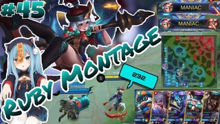 New Rotation 232 Line up + Ruby Funneled // Ruby Montage #45 // Mobile Legend√