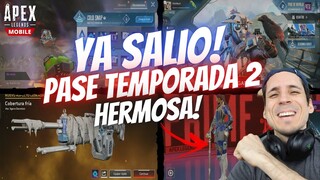 BRUTAL! ME COMPRO NUEVO PASE DE TEMPORADA 2 | APEX LEGENDS MOBILE | ElRido