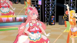 【MMDプリキュア】キュアプレシャス＆キュアヤムヤムでテトリス