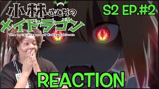 DO NOT TOUCH MS. KOBAYASHI! | MS.KOBAYASHI'S DRAGON MAID S2 EPISODE #2 HOT GUY KOBAYASHI | REACTION