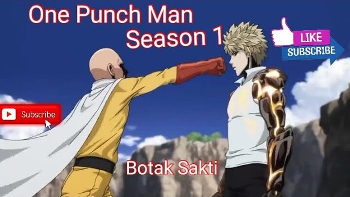 Alur Cerita Anime One Punch Man season 1, Si Botak Pelontos Sakti