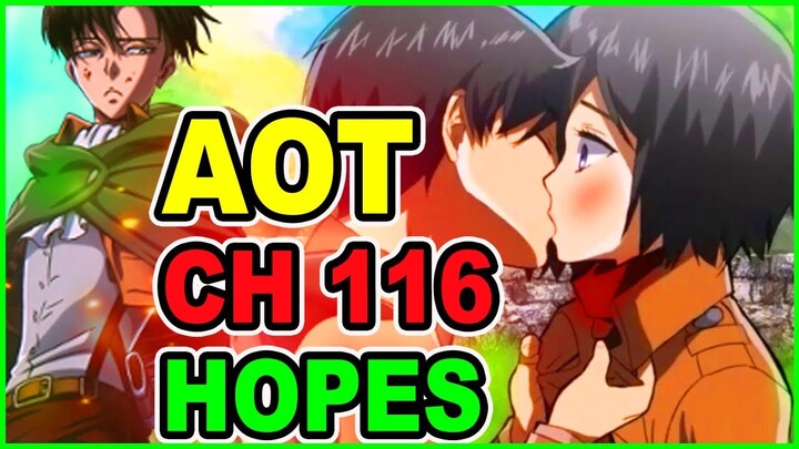 Will Eren Marry Mikasa in Anime? Will Levi Fall Next? | Attack on Titan Chapter 116 Prediction