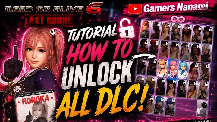 Cara Membuka Semua DLC DI GAME Dead Or Alive 6 Last Round!