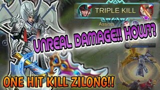 UNREAL ZILONG DAMAGE!! GINAYA KO BUILD NI INUYASHA AND DISCIPLE | MOBILE LEGENDS