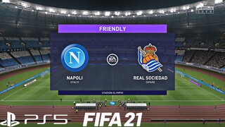 (PS5) FIFA 21 NAPOLI VS REAL SOCIEDAD GAMEPLAY (4K HDR 60fps) UEFA EUROPA LEAGUE Match simulation