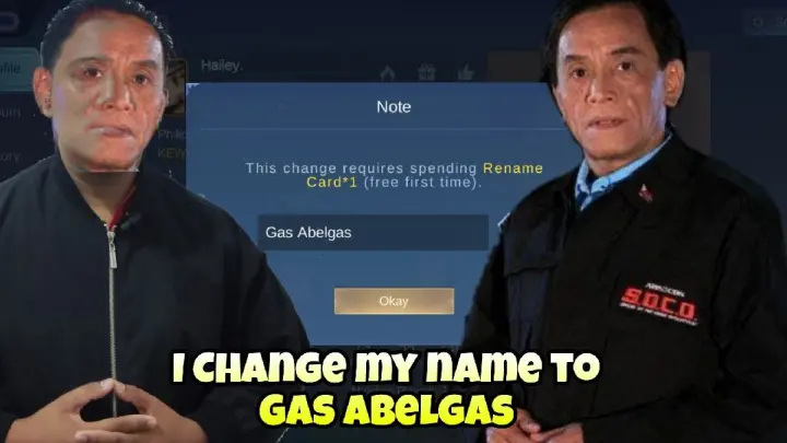I Change My Name To Gas Abelgas