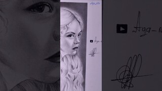 Drawing - Elle Fanning / Рисунок - Эль Фаннинг #drawing #art #рисунок #ellefanning #maleficent #арт