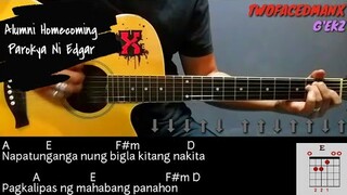 Alumni Homecoming - Parokya Ni Edgar (Guitar Cover With Lyrics & Chords)