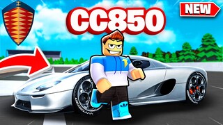 *NEW UPDATE* Koenigsegg CC850 Review in Car Dealership Tycoon!!! (Is it Worth It?)