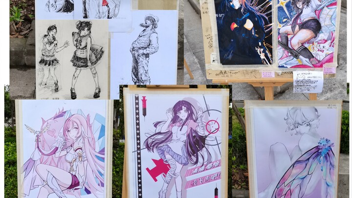 当老师说校庆要办画展时。。。