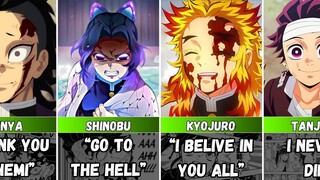 Last Words Of Demon Slayer Characters