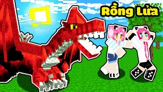 PANDA BÍ KIẾP LUYỆN RỒNG TRONG MINECRAFT TẬP 8*NẾU PANDA SỞ RỒNG LỬA LÀ THÚ NUÔI SIÊU VIP