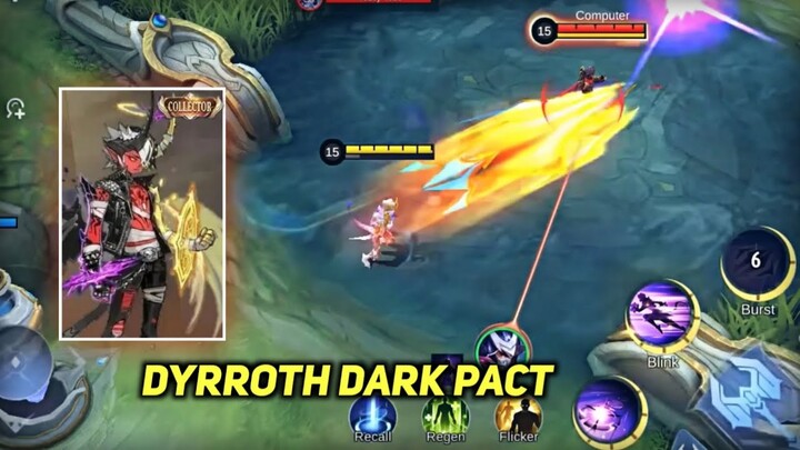 Upcoming Dyrroth Dark Pact Collector Skin || Dyrroth New Collector skin 2022 Mobile Legends || MLBB