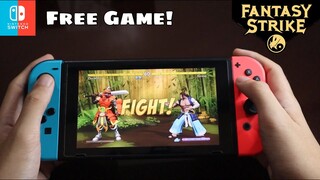 This Game is Now FREE! Fantasy Strike Handheld Gameplay Nintendo Switch