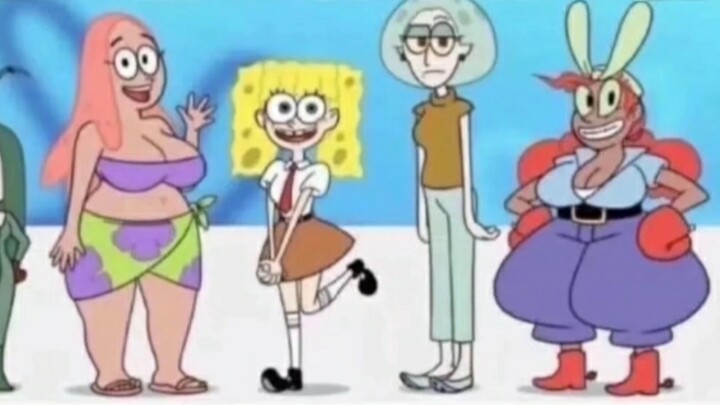 Sau khi Spongebob tới Nhật Bản! [Tác phẩm điêu khắc cát đáng xấu hổ]