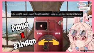 Pippa x a fridge