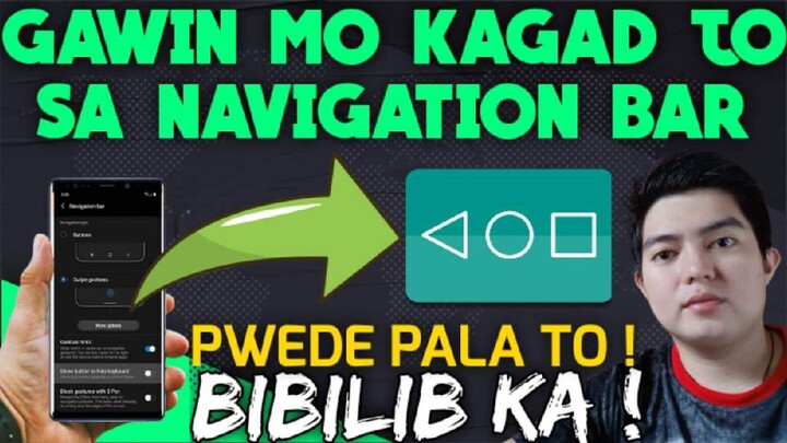 PAANO LAGYAN NG COLORFUL ANIMATION ANG NAVIGATION BAR NG CELLPHONE MO ! 100% LEGIT !