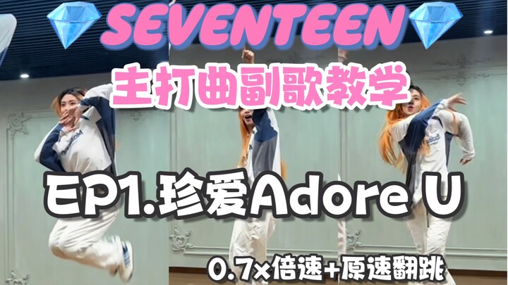 【Seventeen主打副歌教学】-珍爱 Adore U｜出道曲真的跳的好开心！！