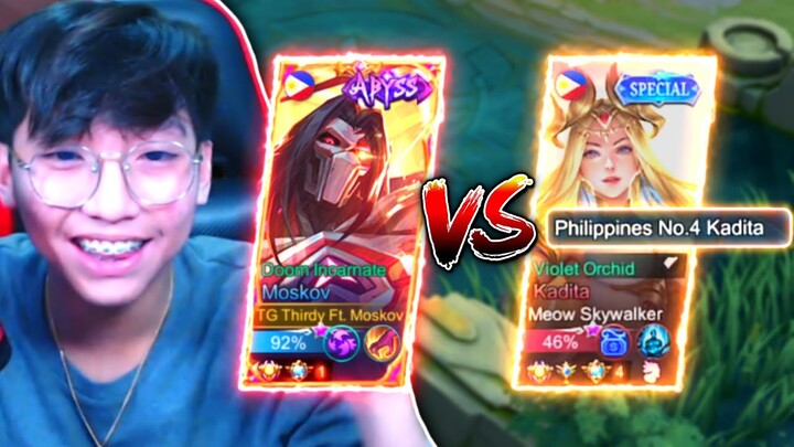 Thirdy Vs Top 1 Global Kadita! | King of Lifesteal Vs Queen of Burst! | Who Will Win?!
