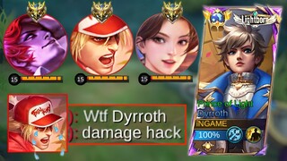 GLOBAL DYRROTH GUIDE TO BEAT ANNOYING META HERO! (BEST DAMAGE BUILD 2024) MLBB