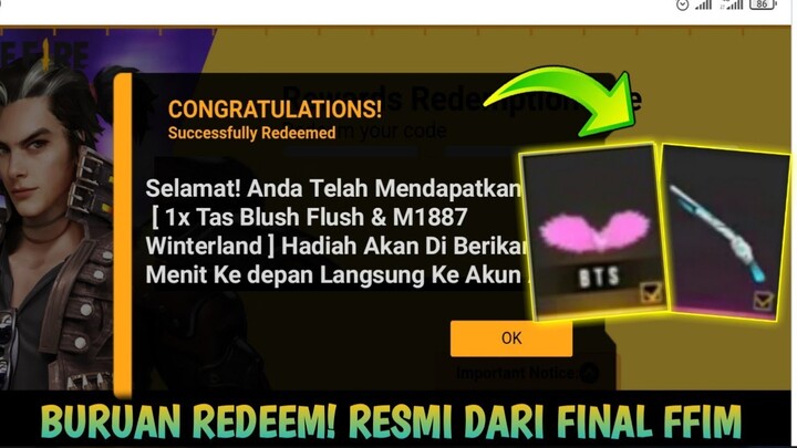 RESMI DARI FFIM! KODE REDEEM FREE FIRE TERBARU HARI INI 11-12 APRIL 2022 | KODE REDEEM TAS SAYAP