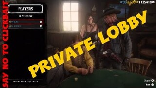 SUPER EASY PRIVATE LOBBY !! GLITCH RED DEAD REDEMPTION 2 ONLINE