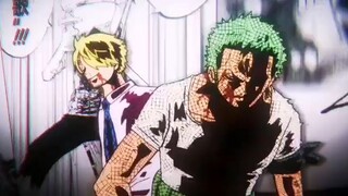 SANJI AND ZORO FIGHTING TOGETHER (REANIMATED)