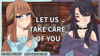 Twin Deer Sisters Takes Care Of You ft. @Limit Testing Audios - [ASMR Roleplay] {FF4A}