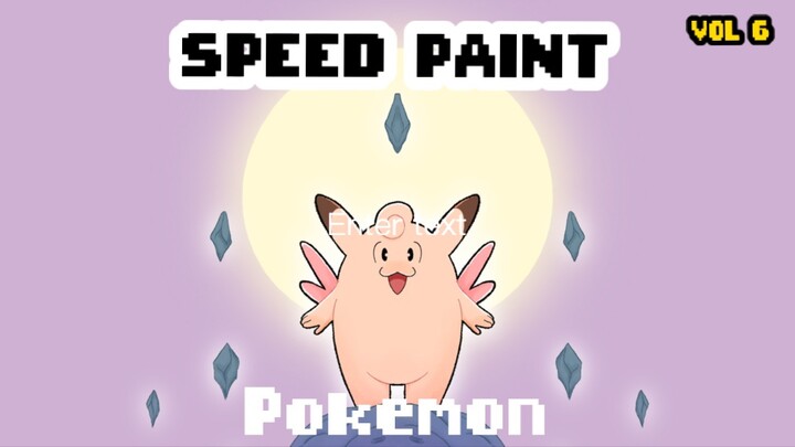 [SPEED PAINT] Kenapa Ada Clefairy yang Tidak Berevolusi Saat Moon Stone Aktif?