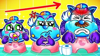 Yes Yes! It's Poo Poo Time, Baby Car😆NEW Potty Training Song🚓🚌🚗🚑+More Nursery Rhymes by Toddler Cars