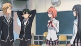 What is the symbolic meaning of the three main characters of Oregairu - why are they Hachiman, Yukin