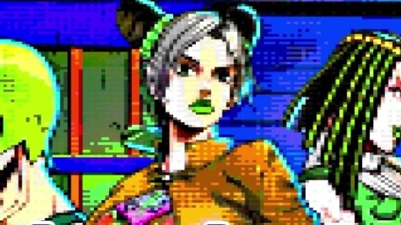 JOJO Stone Ocean op "Stone Ocean" 8bit pixel version (reset version)