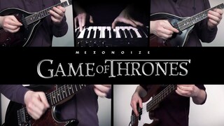 Game of Thrones Theme - Guitars, bass, synths and mandolin (progressive/rock cover by Mezonoize)