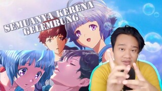 Anime yang menarik, tapi kurang fokus - review anime Bubble.
