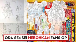 Heboh! Oda sensei "Bocorkan Desain Kostum Luffy" di Movie Stampede ( One Piece )