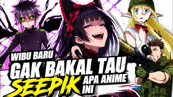 Anime Militer Fantasy Sebagus ini Dah Mulai Dilupain 🗿| Rekomendasi Anime