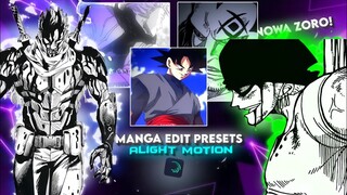 Manga edit presets alight motion xml film + song | saini13edits
