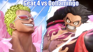 One Piece Odyssey - Luffy Gear 4 vs Doflamingo Boss Fight (Dressrosa Arc)