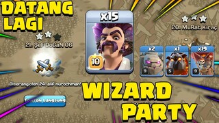 PASUKAN JARANG ADA COMBO WIZARD PARTY COC INDONESIA