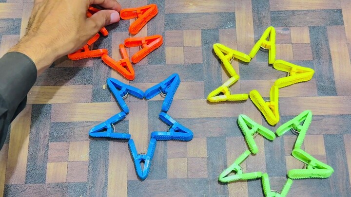 clothespin stars