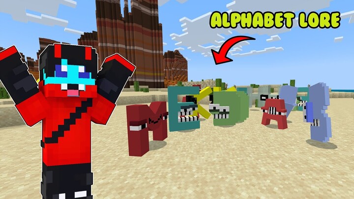 TINULUNGAN ako ng ALPHABET LORE sa Minecraft PE!!