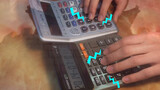 Playing music with two calculators