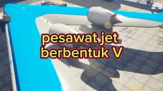 pesawat jet " V " masa mendatang